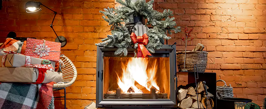 Travis Industries Linear Gas Fireplace Installation in Middleburg Heights, Ohio