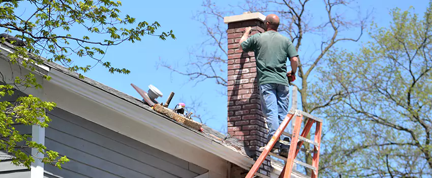 Vinyl and PVC Chimney Flashing Installation in Middleburg Heights, OH