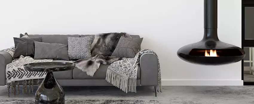 Circular Hanging Fireplace Installation Services in Middleburg Heights, OH